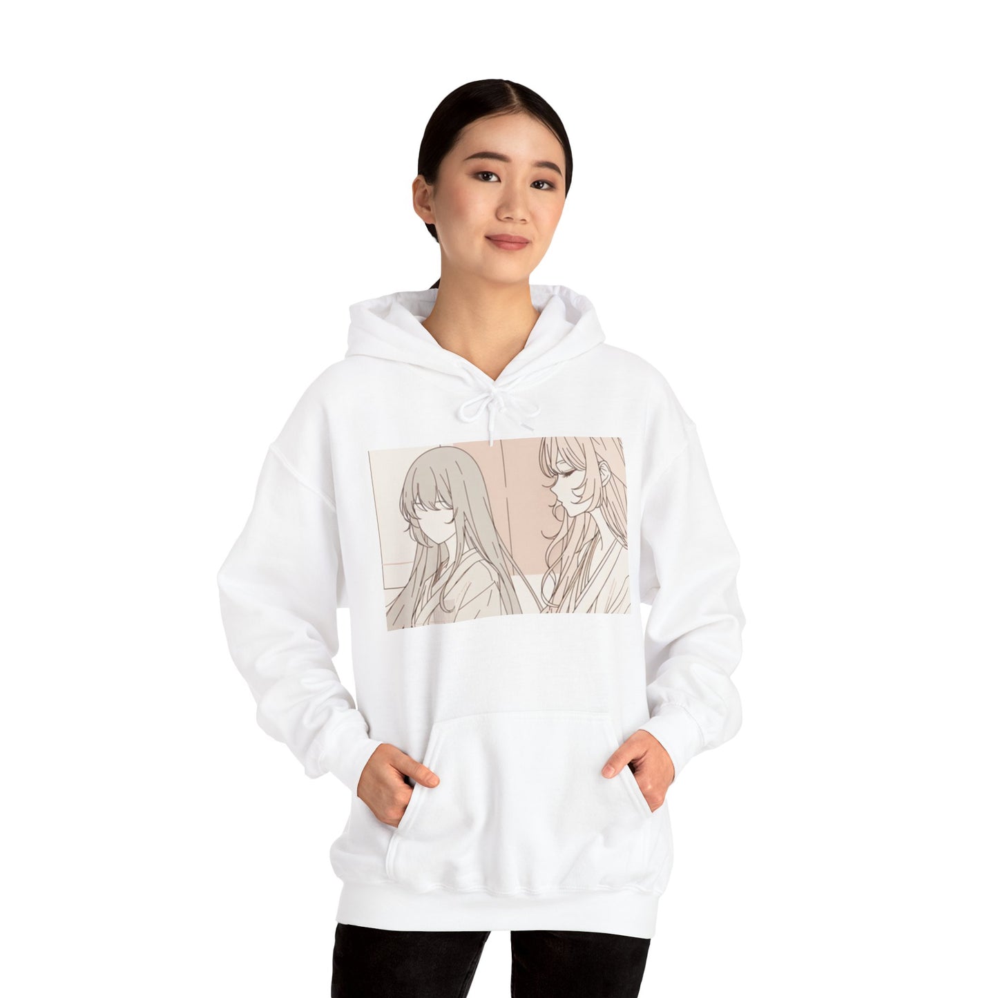 Chic Artistic Hoodie - Cozy Unisex Sweatshirt for Everyday Wear, Gift for Art Lovers, Casual Outfit, Warm Layering Essential