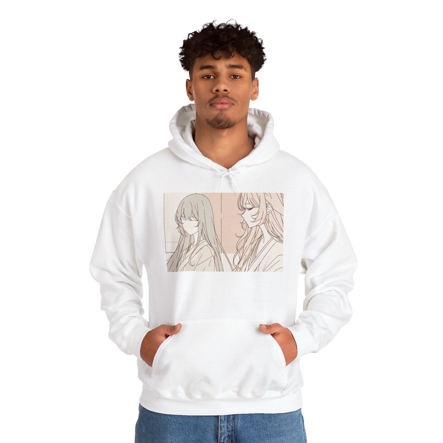 Chic Artistic Hoodie - Cozy Unisex Sweatshirt for Everyday Wear, Gift for Art Lovers, Casual Outfit, Warm Layering Essential