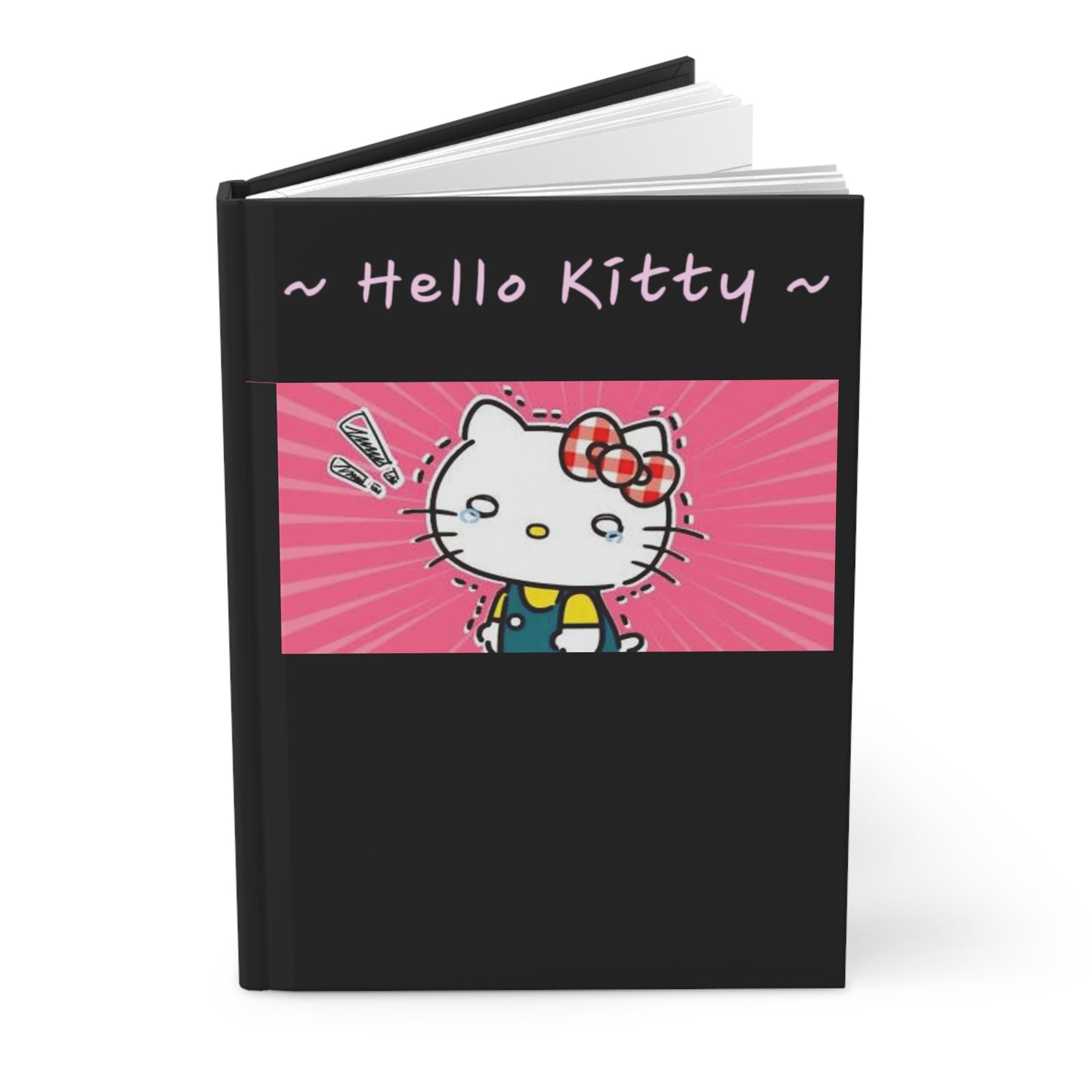 Hello Kitty Hardcover Journal, Cute Notebook for Kids, Gift for Cat Lovers, Writing Journal, Diary for Girls