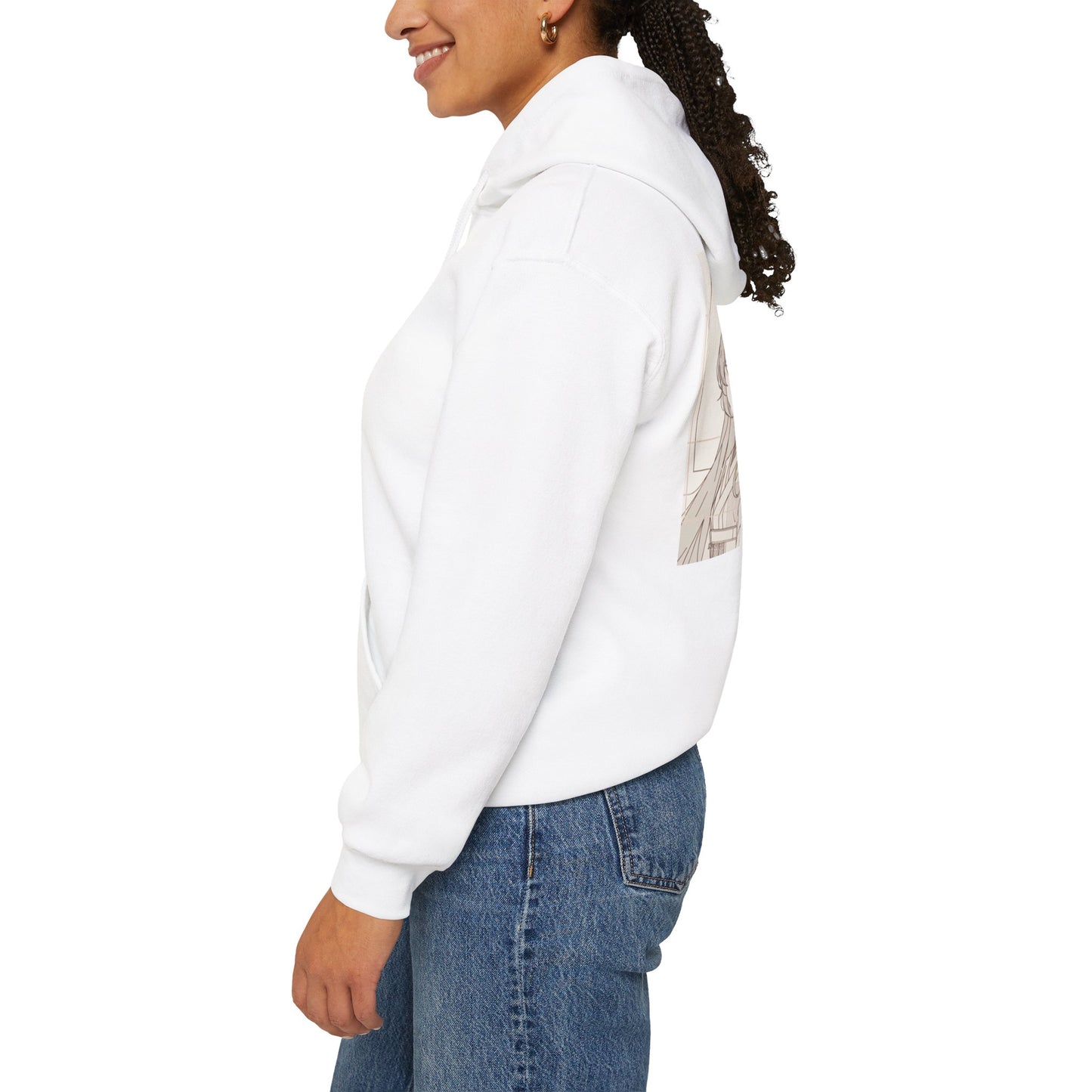 Chic Artistic Hoodie - Cozy Unisex Sweatshirt for Everyday Wear, Gift for Art Lovers, Casual Outfit, Warm Layering Essential