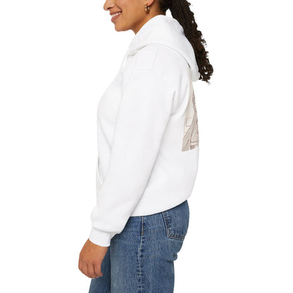 Chic Artistic Hoodie - Cozy Unisex Sweatshirt for Everyday Wear, Gift for Art Lovers, Casual Outfit, Warm Layering Essential
